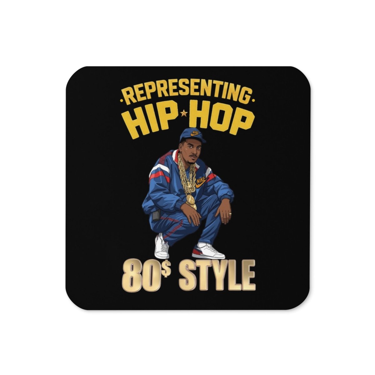 Representing Hip Hop Cork - Back Coaster - Chinchilla Choons